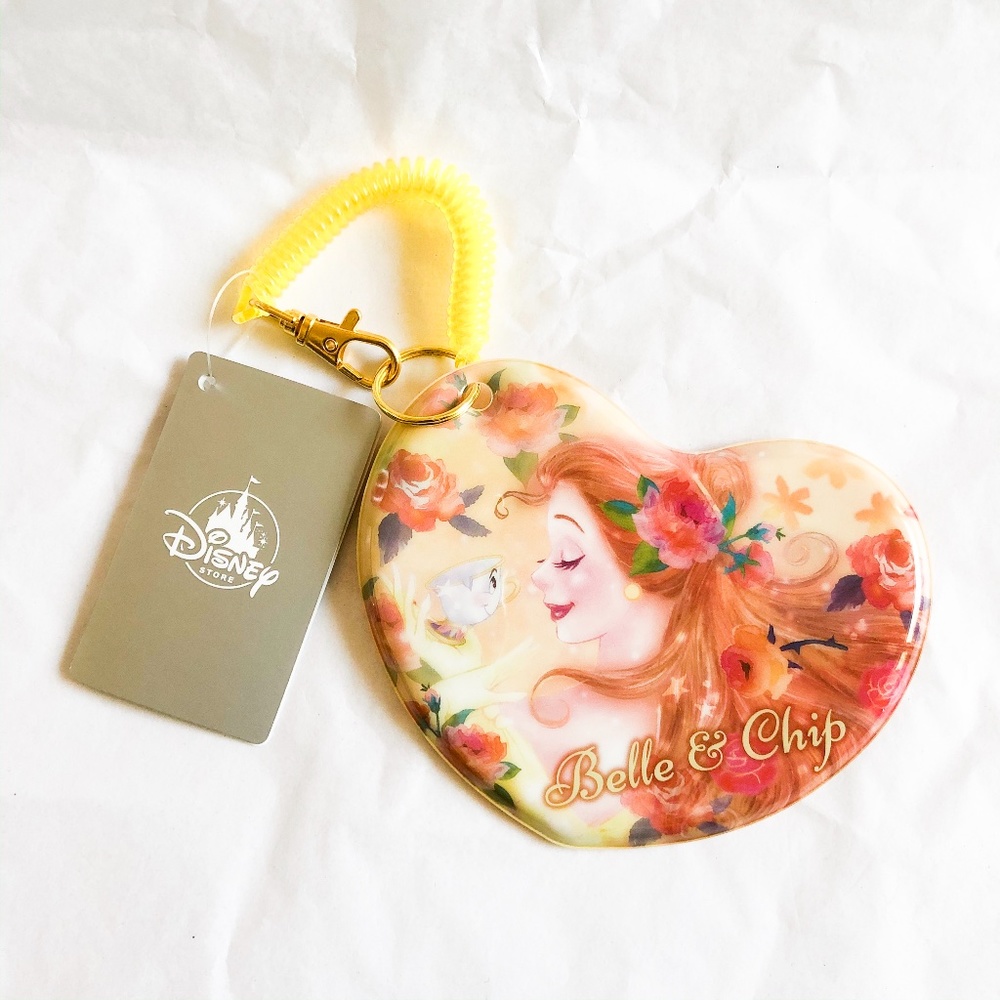 Disney BATB Belle & Chip Pass/Card Holder